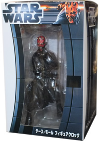 STAR WARS ダース・モール フィギュアクロック