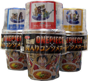 ワンピースフィギュア付きカップラーメン 麦わら海賊団 アニメフィギュアコレクション